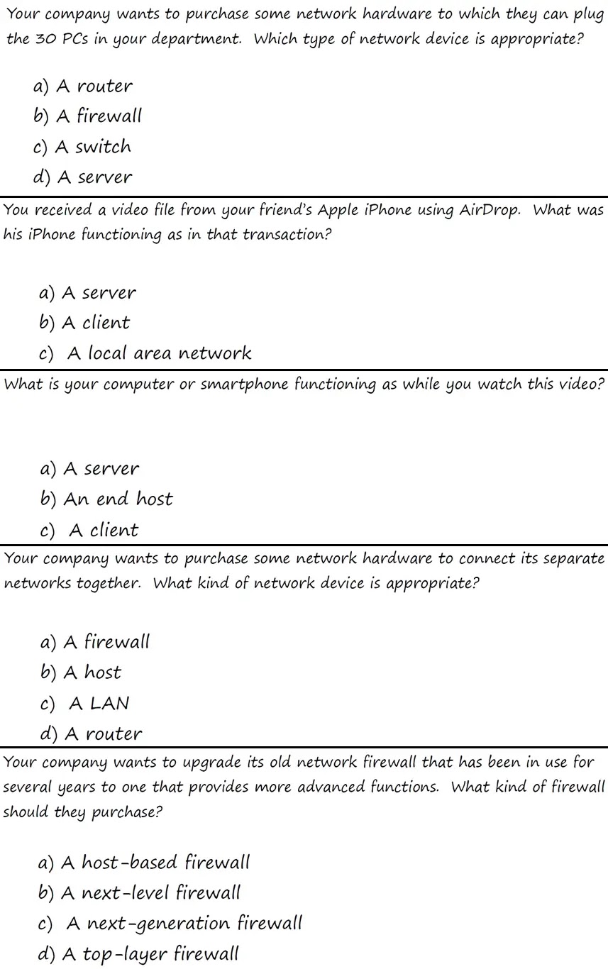 CCNA Gün 1 Quiz (CCNA Day 1 Quiz)